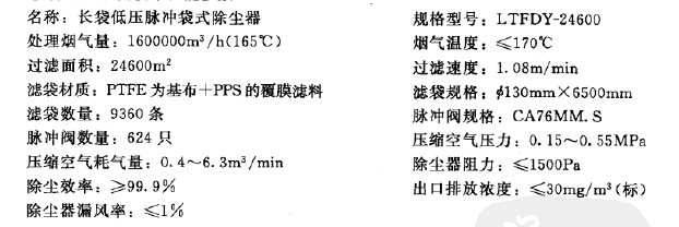 低壓長袋脈沖袋式除塵器